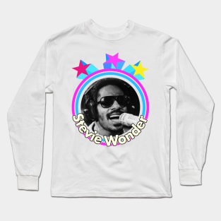 Stevie Wonder - Stars design Long Sleeve T-Shirt